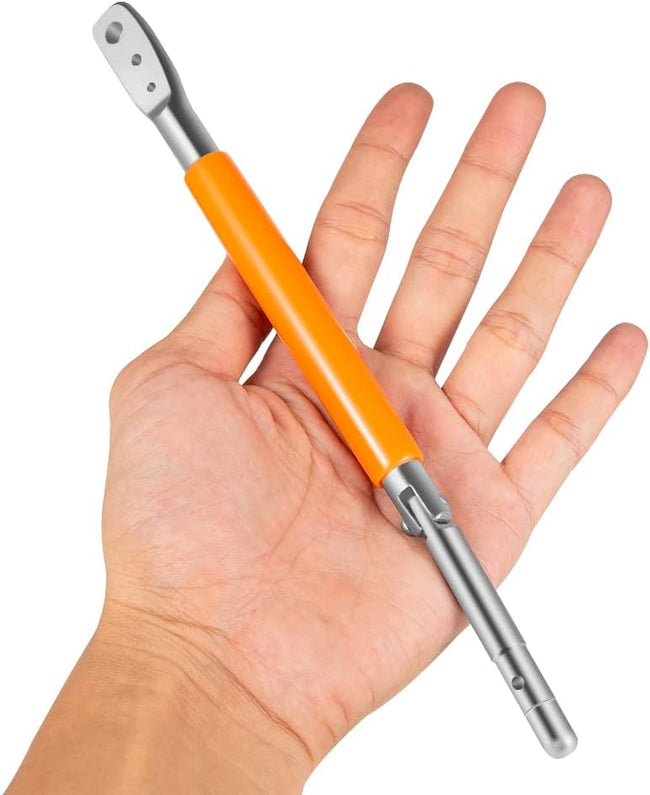 3 Hole Wire Twister Multi-Functional Bender High-tensile Wire Tool Twisting Tool Fencing Tool for Fixing Fence Wire and Wire Clip(Orange) Main Image