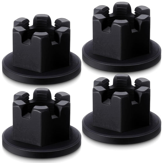 4 Pcs 501110 Rotary Cutter Castle Nut Compatible with King Kutter Rotary Cutter Gearbox 1"-14 Fine Thread