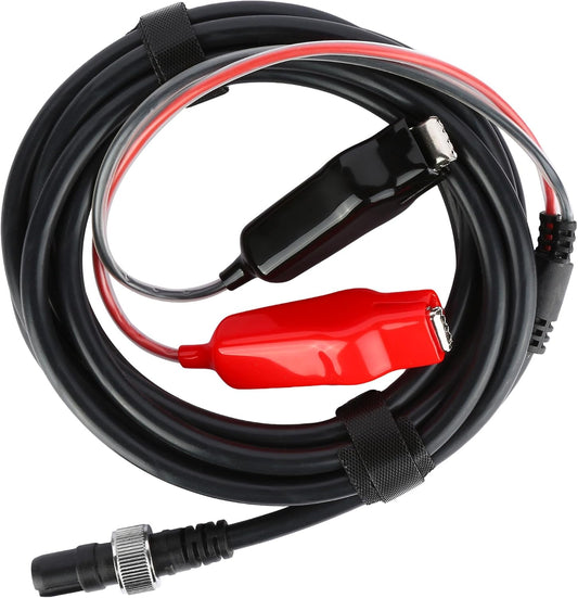 Electric Fishing Reel Power Cord - 10Ft Battery Connection Cable Fits for Daiwa Tanacom 1000 750 500, Seaborg 500MJ, Shimano, BeastMaster, Leobritz, ForceMaster.