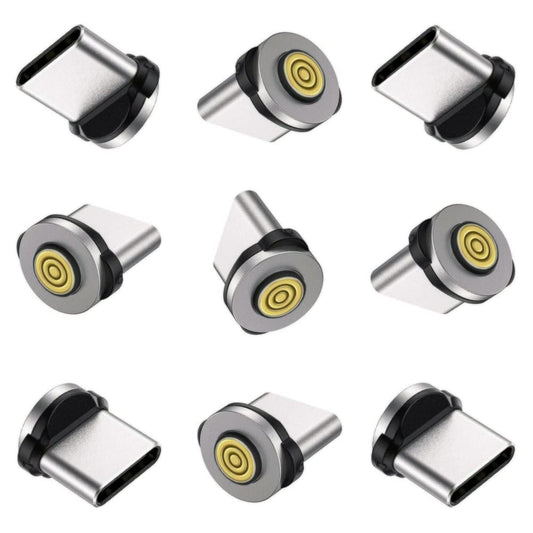 Magnetic Charging Tips 5pin Series,Type-c Tips 9Pack,Magnetic Type-C Tips,Just Charger Tips Without Magnetic Data Cable(Just 5pin USB-C Tips,9Pack)