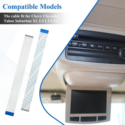1 Pc Rear Seat Entertainment RSE DVD Monitor Repair Ribbon Cable, Compatible with Chevy Chevrolet Tahoe Suburban XL LS LT LTZ, Used to Fix The Video Entertainment System