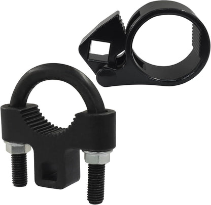 3/8" Universal Inner Tie Rod Removal Tool, Low Profile Removal Tool Non-Slip for Easy Removal Non-Slip Teeth,27-42mm End Wrench for 1/2" Square Drive, U-Wrench for Automotive Repair