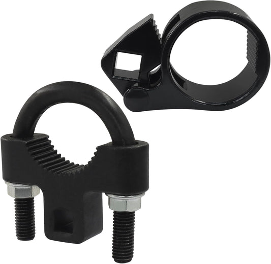 3/8" Universal Inner Tie Rod Removal Tool, Low Profile Removal Tool Non-Slip for Easy Removal Non-Slip Teeth,27-42mm End Wrench for 1/2" Square Drive, U-Wrench for Automotive Repair