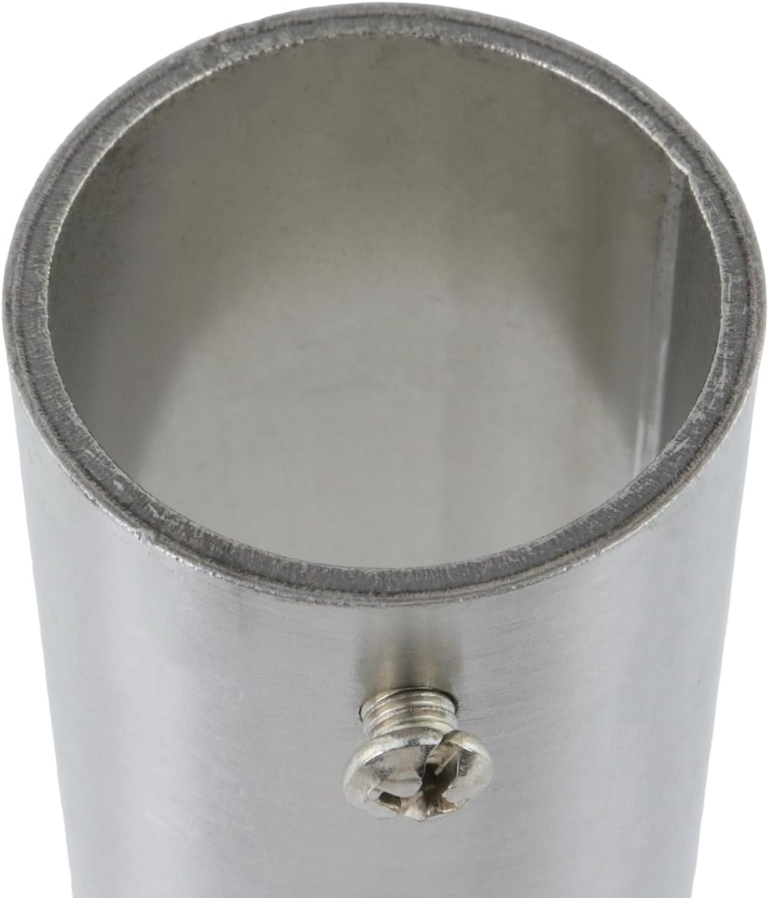 Straight Pipe Fitting Connector Fit 1-1/4" OD Pipe 2-Way Stainless Steel Rail Pipe Fittings for DIY Shelf Garden Support, Handrail, 2.36"/60mm Length -4pcs