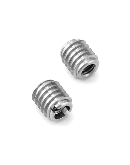 Stainless Steel Threaded Insert for Hard-Wood, 1/4-20 Internal Threads 20 Pack 5/8" Long Nut Inserts for Hardwoods, Softwoods, Plywood and Composites
