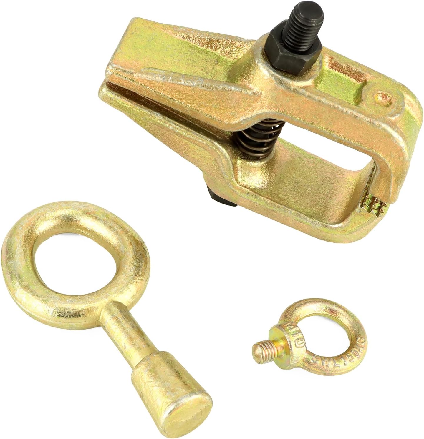 Auto Body Repair Pull Clamp, 5 Ton Top and Straight 2 Way Auto Body Clamps, Self Tightening Frame Pull Clamp for Automotive Car Vehicle Body Repair