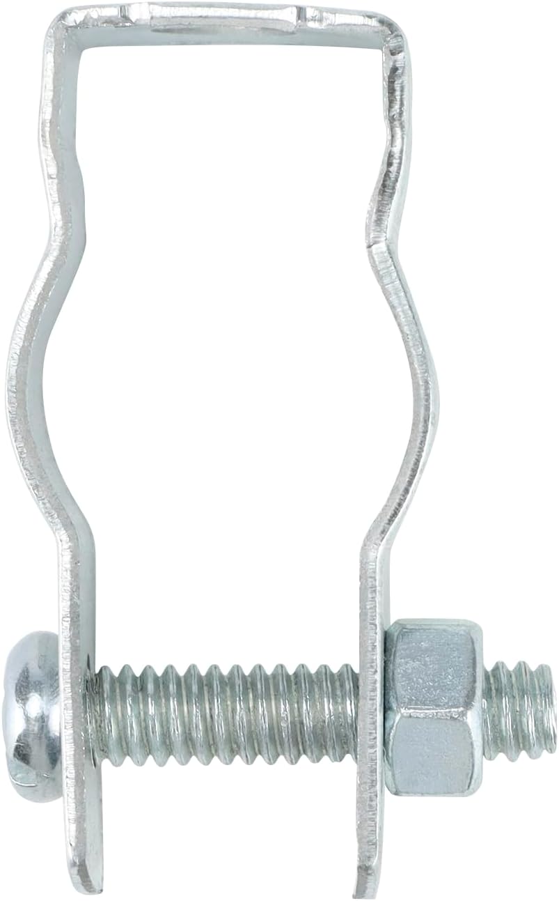 Conduit Hanger with Bolt Features, 1/2 Inch Zinc-Plated Steel, Pack of 50 - Insulated Supports or Threaded Rods for EMT, Rigid Conduits