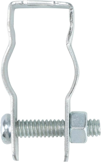 Conduit Hanger with Bolt Features, 1/2 Inch Zinc-Plated Steel, Pack of 50 - Insulated Supports or Threaded Rods for EMT, Rigid Conduits