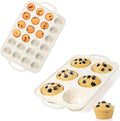 Mini Cupcake Pans, Jumbo Muffin Pan, Metal Reinforced Frame for Baking Giant Homemade Muffins, Cupcakes, Frittatas