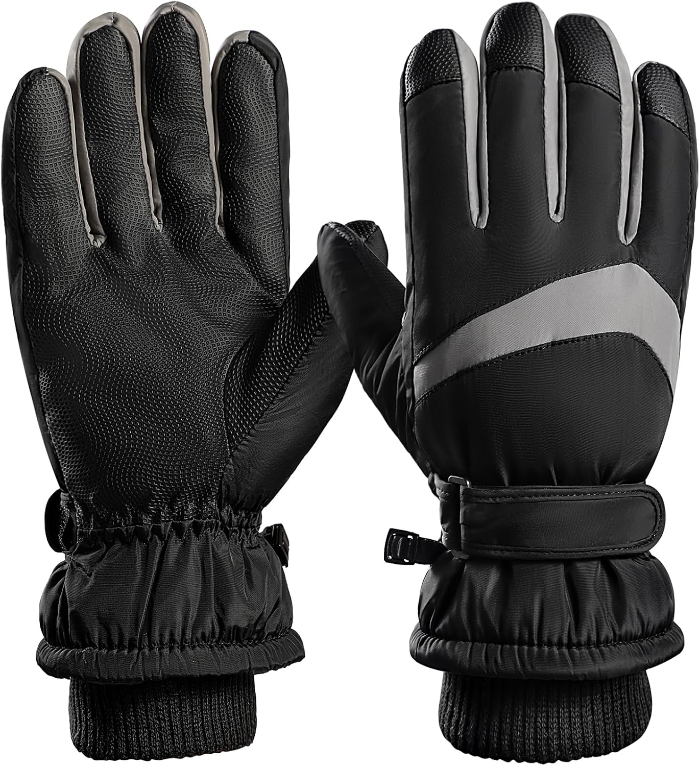Winter Ski Gloves, Windproof Glove for Men & Women, Touchscreen Snow Gloves for Cold Weather, Thermal Warm Glove.