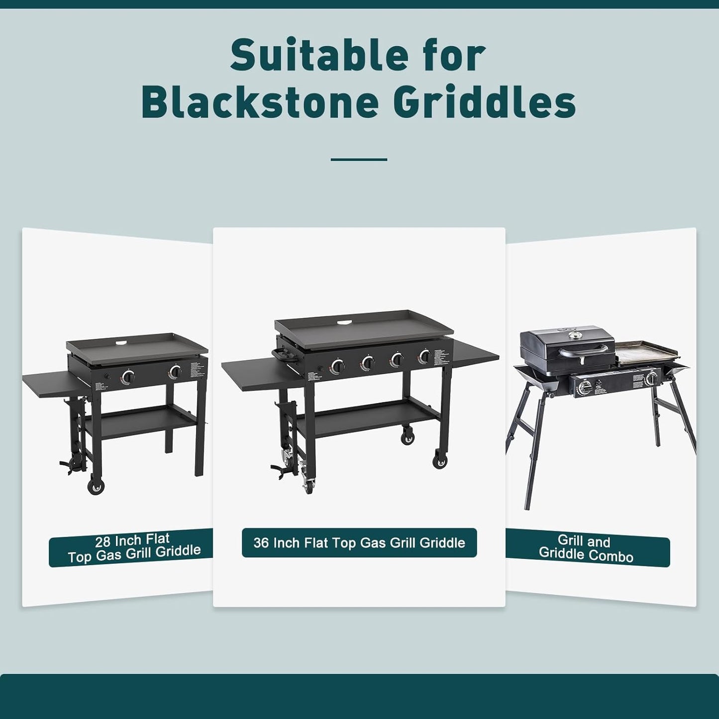 Natural Gas Conversion Kit, Propane to NG Orifices Nozzle, for Blackstone 28'' & 36'' Griddles, Rangetop Combo, Tailgater, DIY Burner Replacement Parts