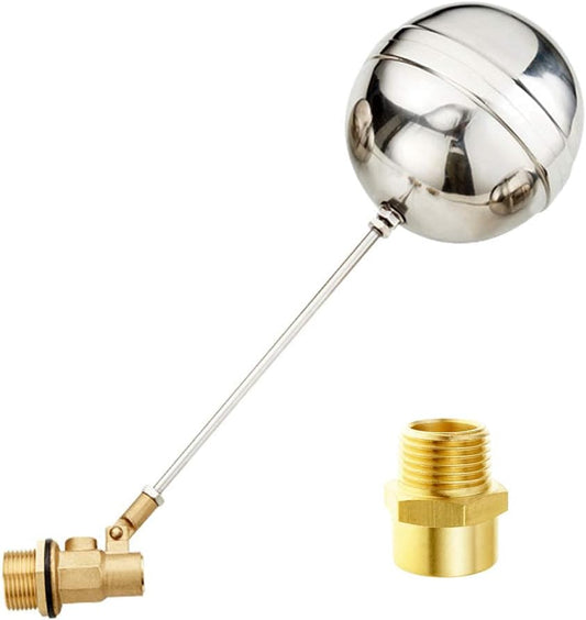 1/2 inch Thread Float Ball Valve Floating Ball-cock Tank Ballcock Fittings Automatic Water Level Control Switch