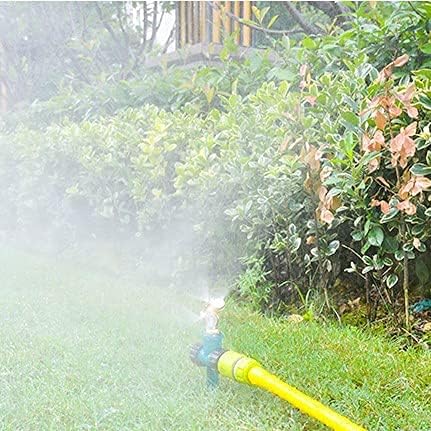 Brass Misting Spray Nozzle 1/2" NPT Male 4-Holes Garden Sprinklers Irrigation Connector Water Sprinklers Mister Heads Fitting with Filter Mesh (Pack of 3)