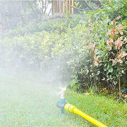 Brass Misting Spray Nozzle 1/2" NPT Male 4-Holes Garden Sprinklers Irrigation Connector Water Sprinklers Mister Heads Fitting with Filter Mesh (Pack of 3)