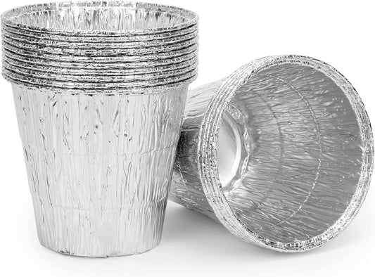 15 Pack Grease Bucket Liners for Traeger Grills, Disposable Aluminum Drip Tray Liner for Traeger Pro 575/780, 20/22/34/ Series, Ironwood 650/885, 4.9" x 4.5"