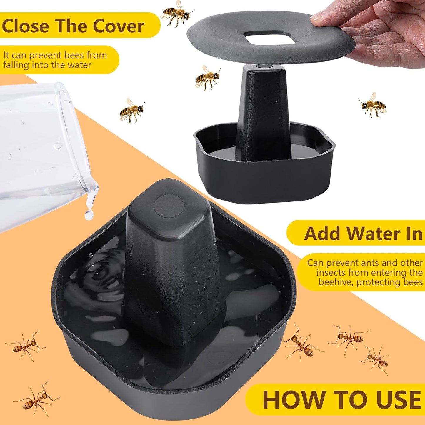 3 Sets/12Pcs Beehive Stands- Sturdy Beehive Feet Stands- Beehive Base Beekeeping Hive Support Tools for Outdoor Garden Beekeeper Workshop