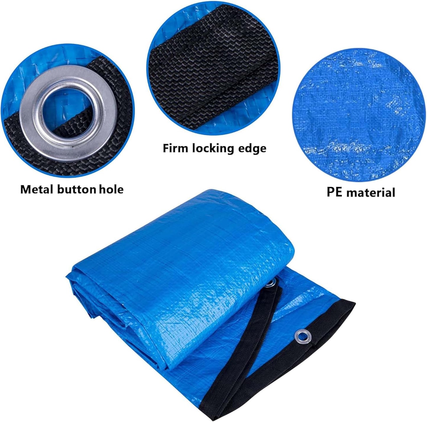 10 Ft Dust Pool Cover Protector-Solar Cover for Round Frame Pools-Pool Cover for Round Inflatable-Pool Cover Protector Heat Retaining Blanket
