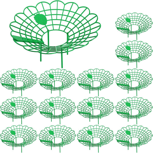 15Pack Strawberry Supports - Strawberry Plant Support Stand Strawberry Growing Racks Protector Strawberry Growing Frame Holder Cage (15, B).