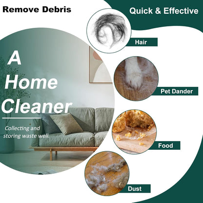 15 Pack Vacuum Cleaner Dust Bag Replacement for Kirby Part 205811 204814 204811 Compatible with Kirby All Generation & Sentria Vacuum Models by