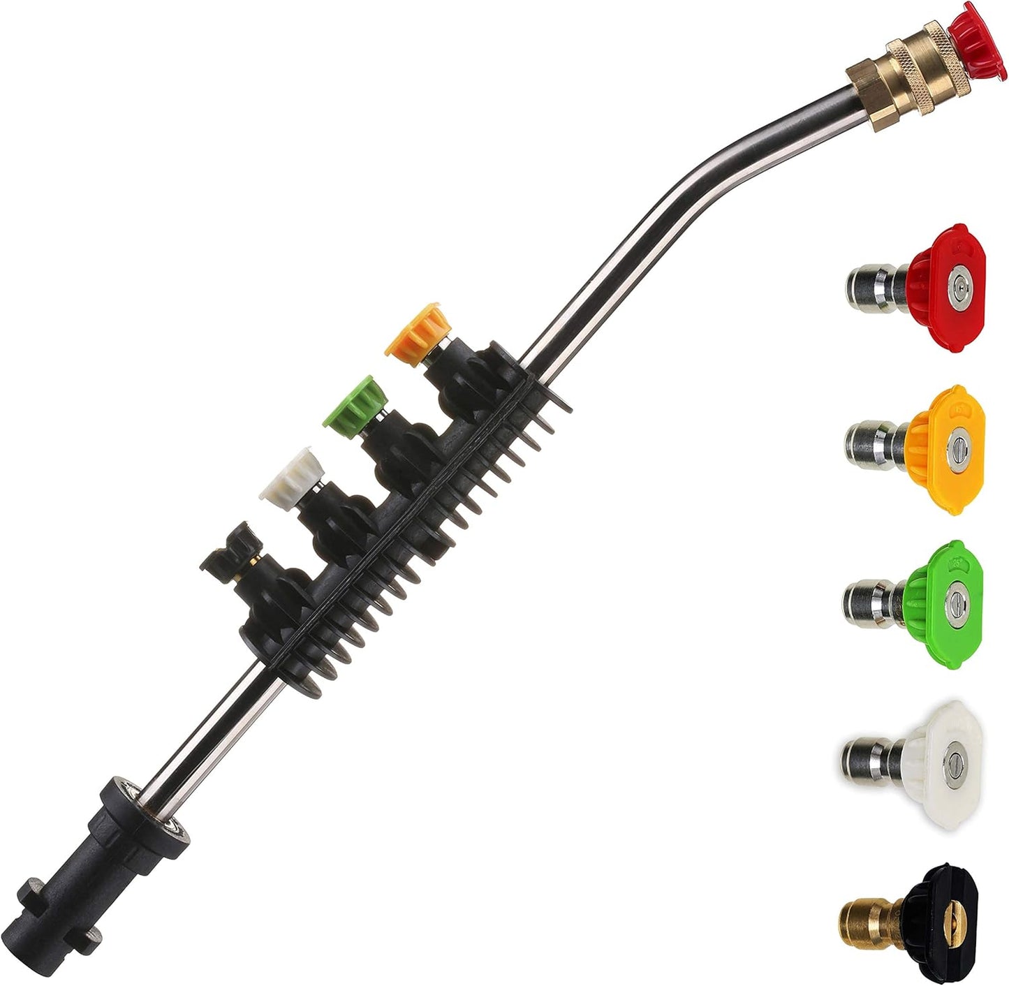 Pressure Washer Wand Extension with Adapter, Replacement Lance, Only Compatible Karcher K2, K3, K4, K5, K6, K7, 15 Inch
