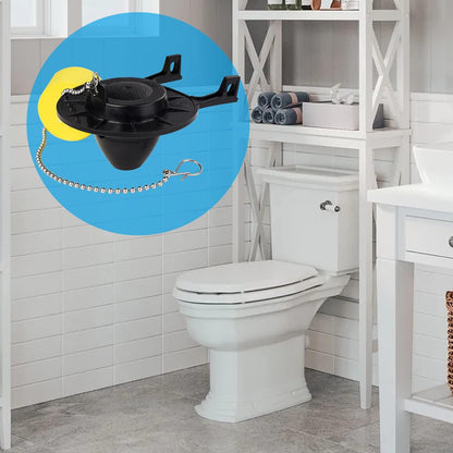 2 Pack 2-Inch Toilet Flapper Replacement Compatible with American Standard 7381129-200.0070A Universal Flapper and Chain with Float, 2-Inch Flush Valves