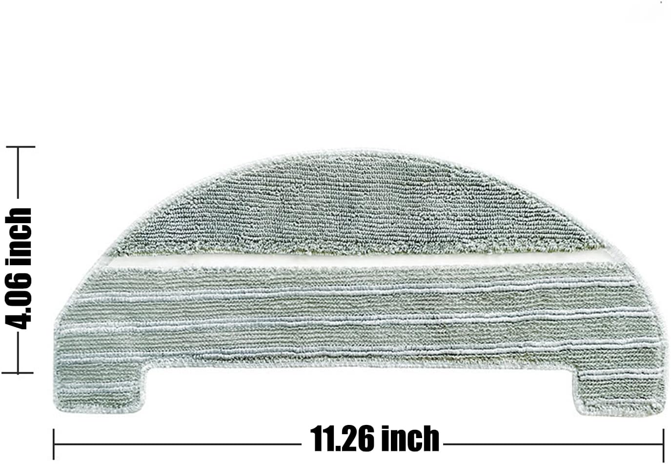 5Pcs Mopping Cloths Pads for iHome AutoVac Nova, Halo Self Empty Robot Vacuum Replacement Accessory Parts