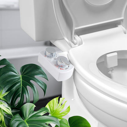 Bidet Attachment for Toilet with 2 PCS Universal Toilet Seat Bolts Kit