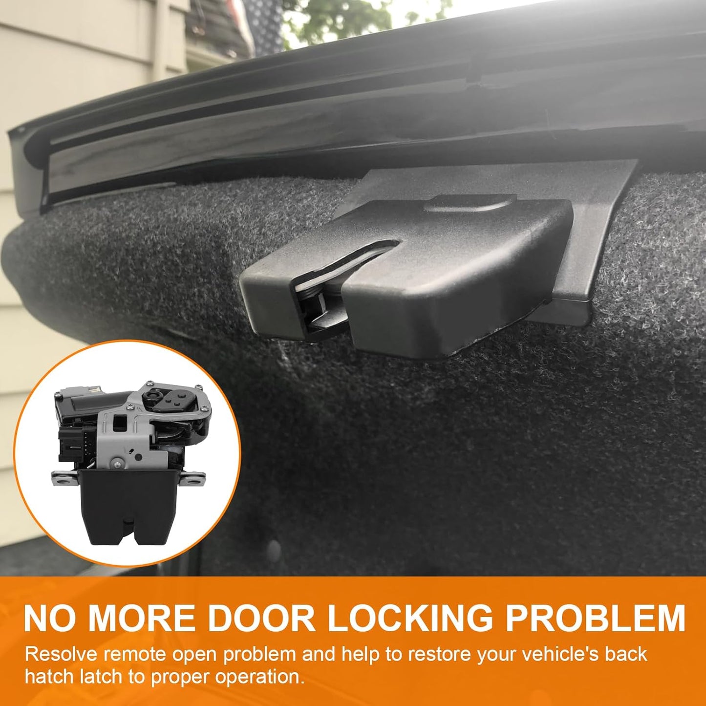 Liftgate Trunk Lock Actuator for Ford Edge Escape Expedition Explorer Lincoln MKX Navigator Tailgate Trunk Latch Rear Hatch Latch Lock Assembly Replaces FA1Z-7443150-B FA1Z-7443150
