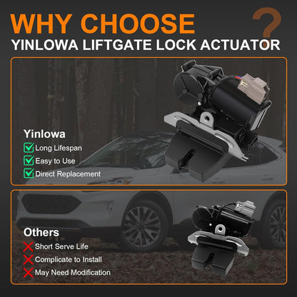 Liftgate Trunk Lock Actuator for Ford Edge Escape Expedition Explorer Lincoln MKX Navigator Tailgate Trunk Latch Rear Hatch Latch Lock Assembly Replaces FA1Z-7443150-B FA1Z-7443150