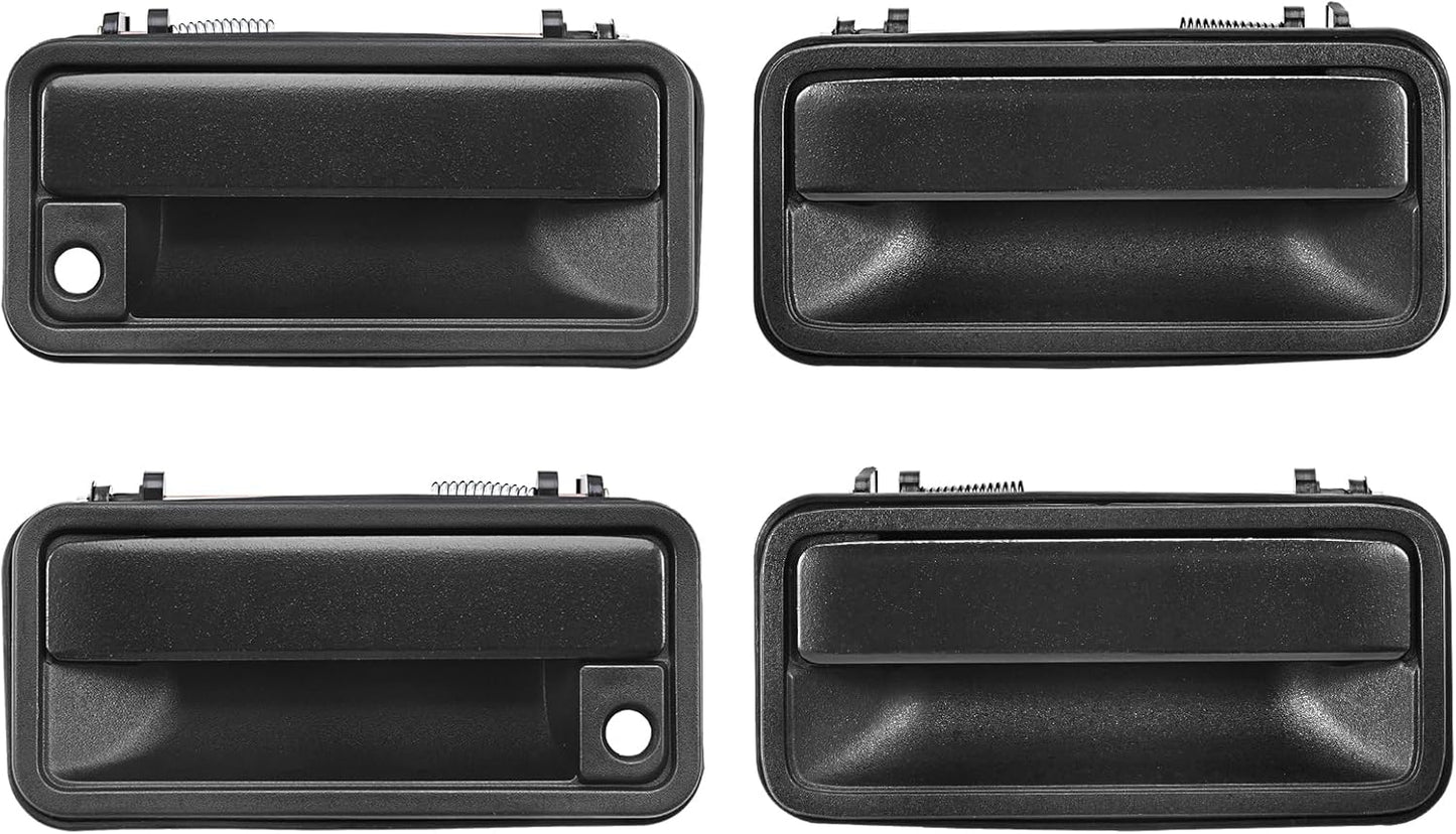 Exterior Door Handles Front/Rear Left & Right for Chevy C1500 C2500 C3500 K1500 K2500 K3500 GMC Yukon Tahoe Suburban Replaces # 15742229, 15742230, 15742233, 15742234