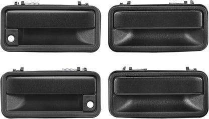 Exterior Door Handles Front/Rear Left & Right for Chevy C1500 C2500 C3500 K1500 K2500 K3500 GMC Yukon Tahoe Suburban Replaces # 15742229, 15742230, 15742233, 15742234