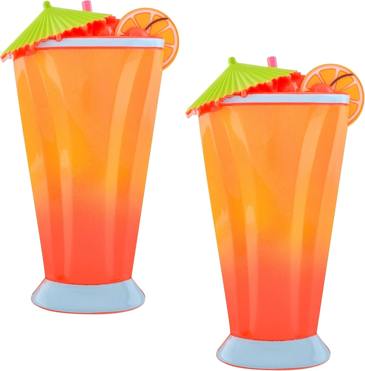 Boca Clips - Beach Towel Clips for Beach Chairs, Pool and Patio Accessories Clothes Pins for Bags, 2-Pack (Caribbean Cocktail)