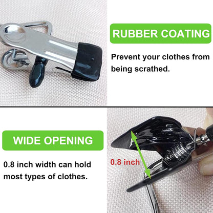 Laundry Hooks Hanging Clips Clothes Pins Closet Hanger Organizer + Garden Tools Sets, Gardening Tool Set with 39.3 in Repotting Mat