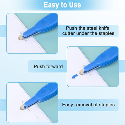 5 Pack Magnetic Staple Remover Tools, Professional Stapler Removers + Garden Tools Sets, Gardening Tool Set with 39.3 in Repotting Mat
