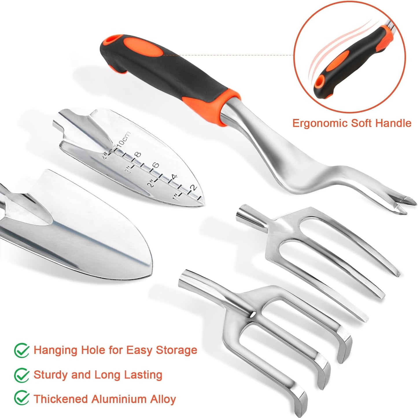 Garden Shovel Trowel Garden Tool with Measurement Mark +