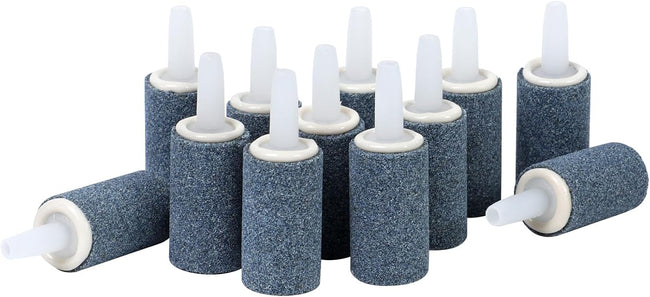 Aquarium Air Stones 1 inch 12 Pack, Bubble Stone, Aerator Bubble Differ, Air Pump Accessories for Aquariums, Fish Tanks, and Hydroponics Hover Image