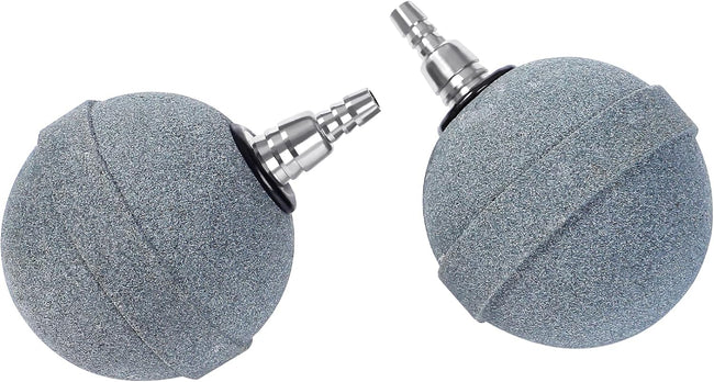 Pond Air Stone 2 Inch, Long Lasting Aerator Oxygen Differ, Air Pump Accessories for Aquarium, Fish Tank, Hydroponics, Ponds and DWC Reservoirs 2 Pack Hover Image