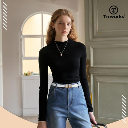 Reversible Leather Belt for Women with Gold Buckle Ladies Leather Belt for Jeans Pants