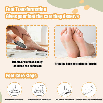 3PCS Precision Callus Remover & Bunion Scrubber for Toe Gaps, 2 Style Toe Callus Remover & Foot File Exfoliator with Compact Design for Pedicures and Sensitive Areas