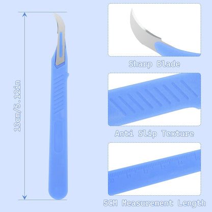 10 Pcs Seam Ripper for Sewing,Stitch Remover Razor with Protective Case and Anti-Slip Handle Light Thread Ripper Tool for Sewing Crafting Embroidery Sewing Accessory&Supply