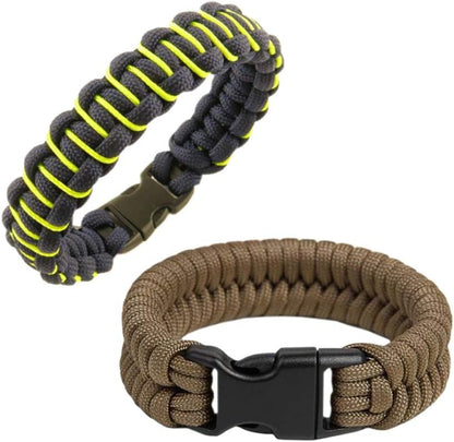 CooBigo 30 Pack 5/8 Inch Curved Paracord Bracelet Clip, Plastic Side Release Buckles for Parachute 550 Cord Paracord Bracelets Clasp Dog Collar Buckle DIY Craft Accessories