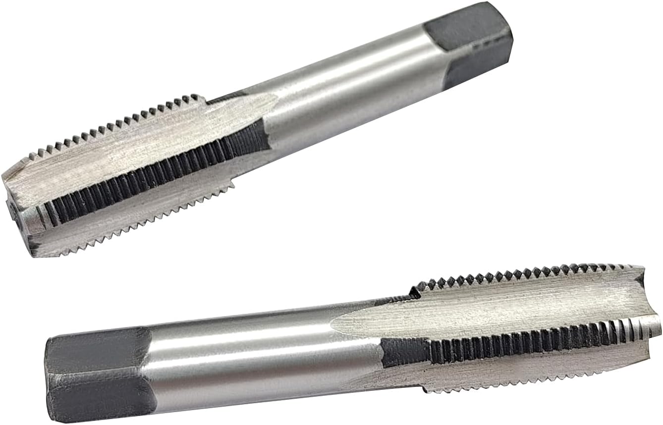 M10 X 1.5 Metric Hand Tap,1 Pair Threading Hand Tap Alloy Tool Steel Right Hand