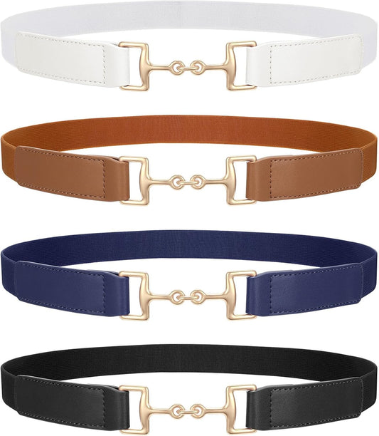 Belts for Women Adjtable Skinny Elastic Belt for Dresses