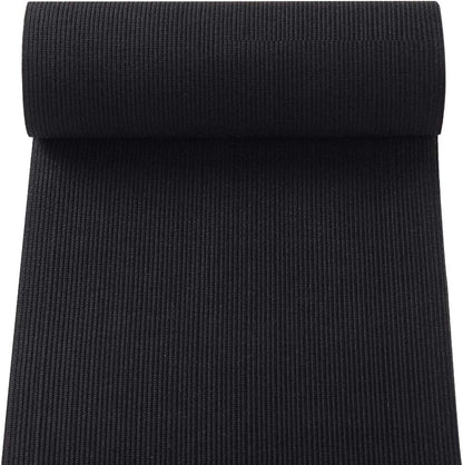 Knit Elastic Bands for Sewing Black Heavy Stretch High Elasticity Flat Elastic Cord 6 Inch Wide Braided Elastic Spool 2 Yard