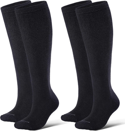 Thick Merino Wool Compression Socks for Women and Men 20-30mmHg Knee High Support Socks for Flying Nurses Pregnancy