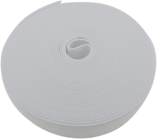 3/5 Inch by 43 Yard White Sewing Elastic Band Spool Heavy Stretch High Elasticity Knit Elastic Band