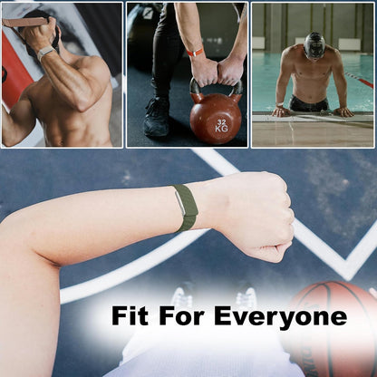 Multi-Pack Wrist Bands Compatible with Whoop 5.0, Peak, One & Life MG – Hydroknit Nylon, Sport Silicone, Premium Nylon – Replacement Straps with Hook, Clasp, Quick Link Slider