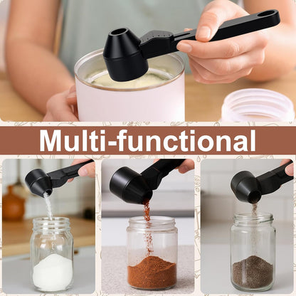 Coffee Scoop & Funnel for Reusable K Cup Refillable Coffee Pods, 2 Tablespoon Slide Coffee Measuring Funnel Scooper,1PCS