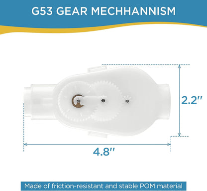Upgraded G52 Backup Valve Replacement for Polaris Pool Cleaner Parts, Compatible with Polaris 180,280,380,480,3900 Pool Cleaner, The Valve Body has Been Reinforced，Longer Life Than Zodiac G52
