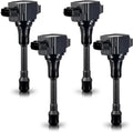 Set of 4 Ignition Coil Pack 2007 2008 2009 2010 2011 2012 Compatible with Nissan Altima Versa Sentra Cube Rogue Frontier 2013 2014 2015 Infiniti M56 FX50 QX60 QX70 2.5L 2.0L 1.8L Replace# UF549.